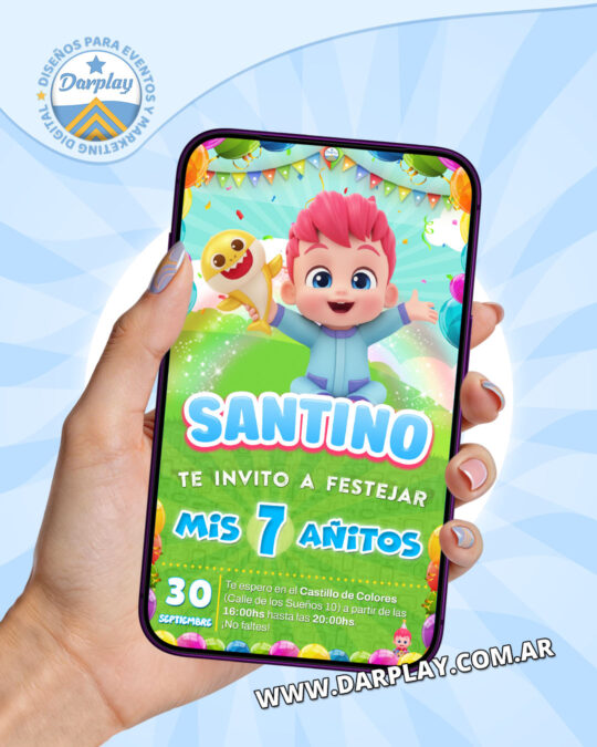 Invitación Digital Bebefinn