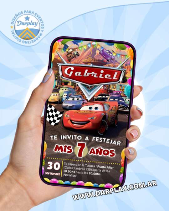 Invitación Digital Cars