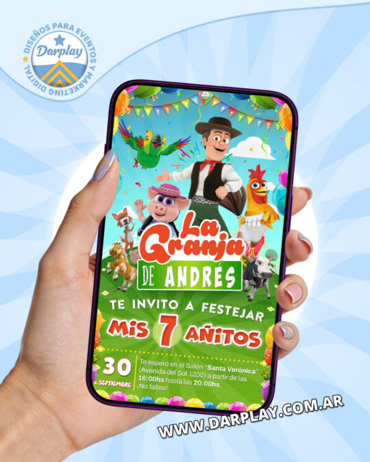 Invitación Digital La Granja de Zenón