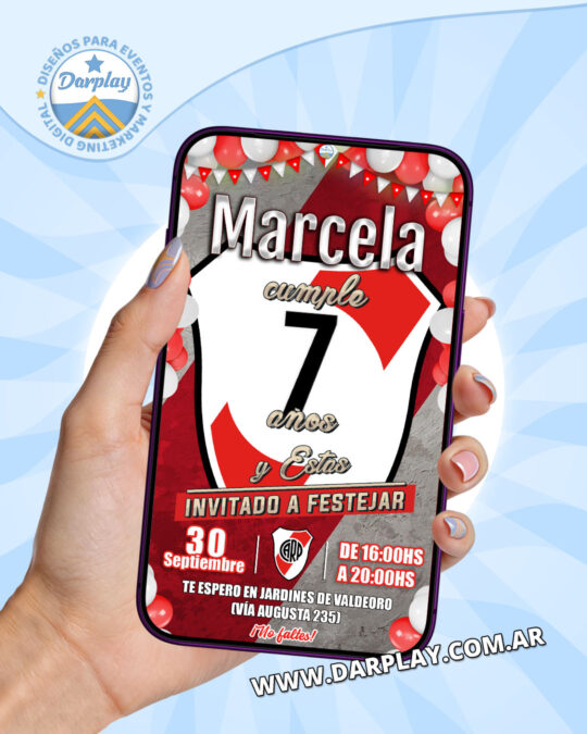 Invitación Digital River Plate Escudo